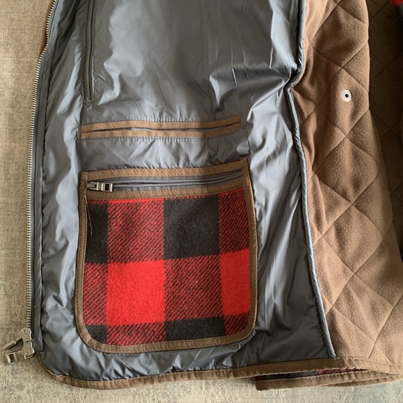 Peter Millar Crown Shetland Wool Plaid Zip Vest size medium - Picture 4 of 7